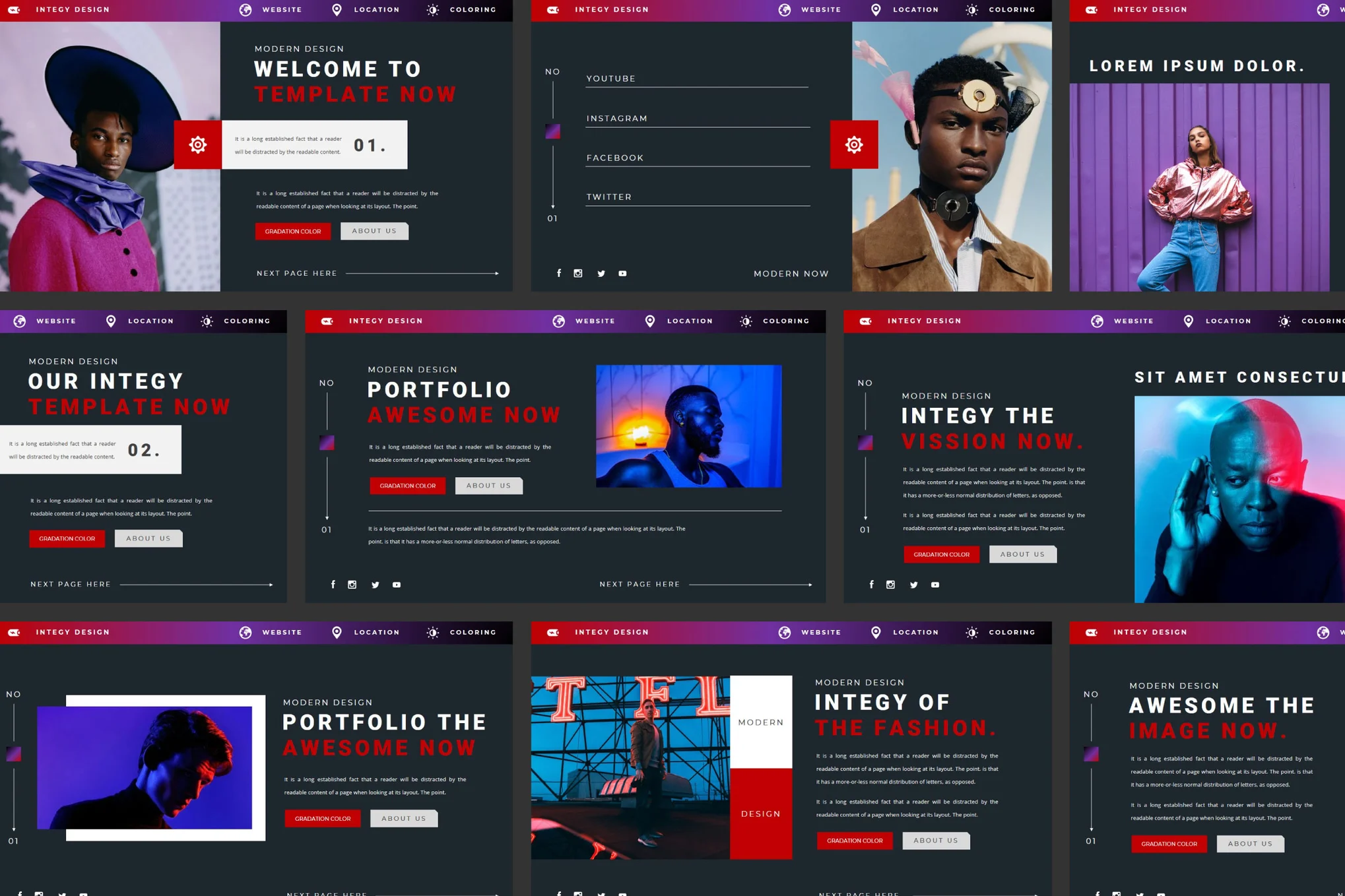 INTEGY Powerpoint Template