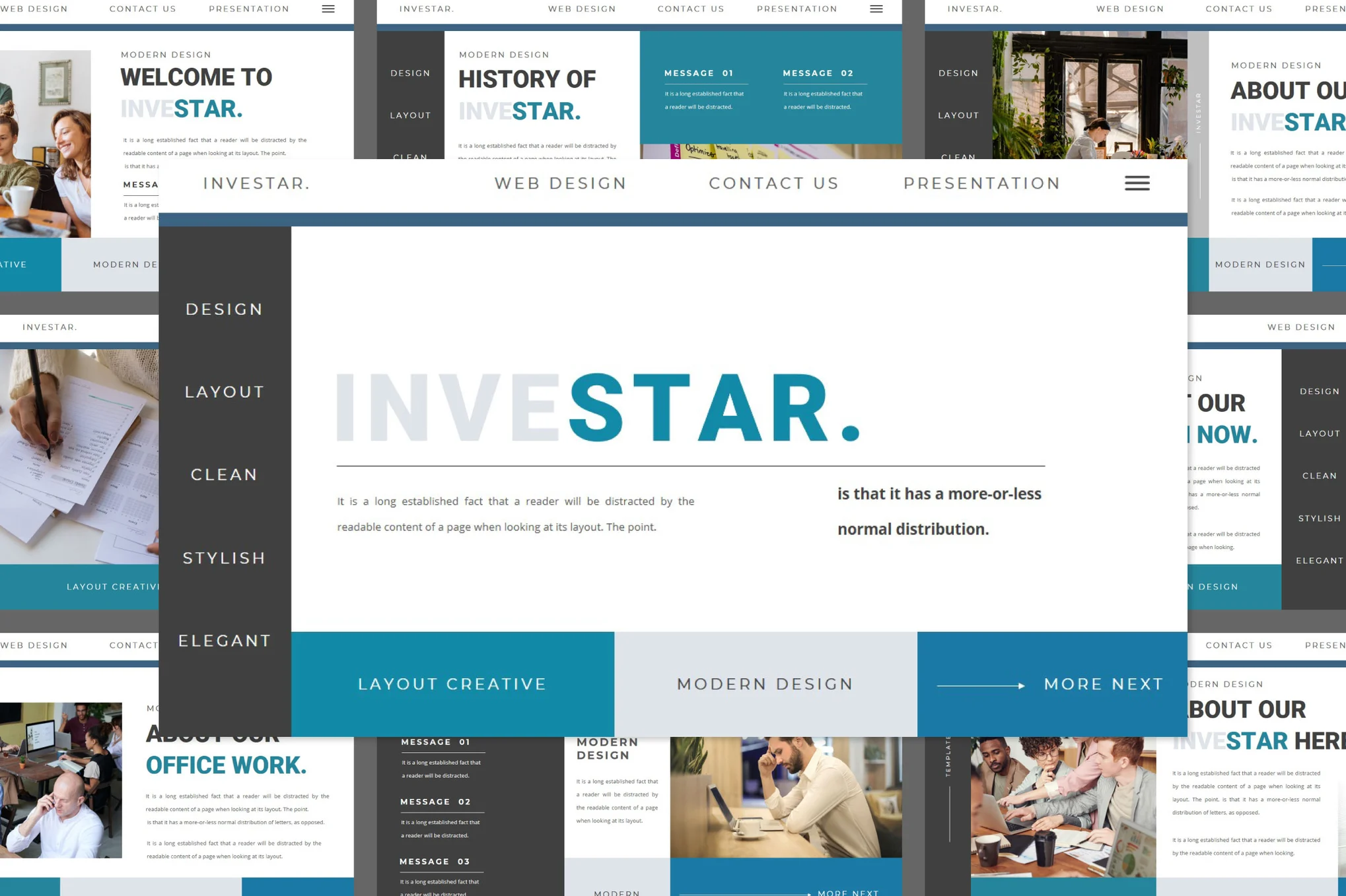 INVESTAR Powerpoint Template