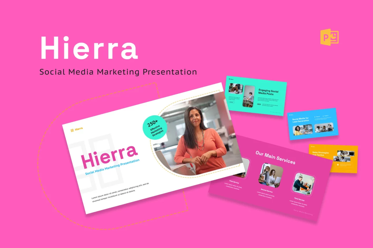 Hierra - Social Media Marketing PowerPoint