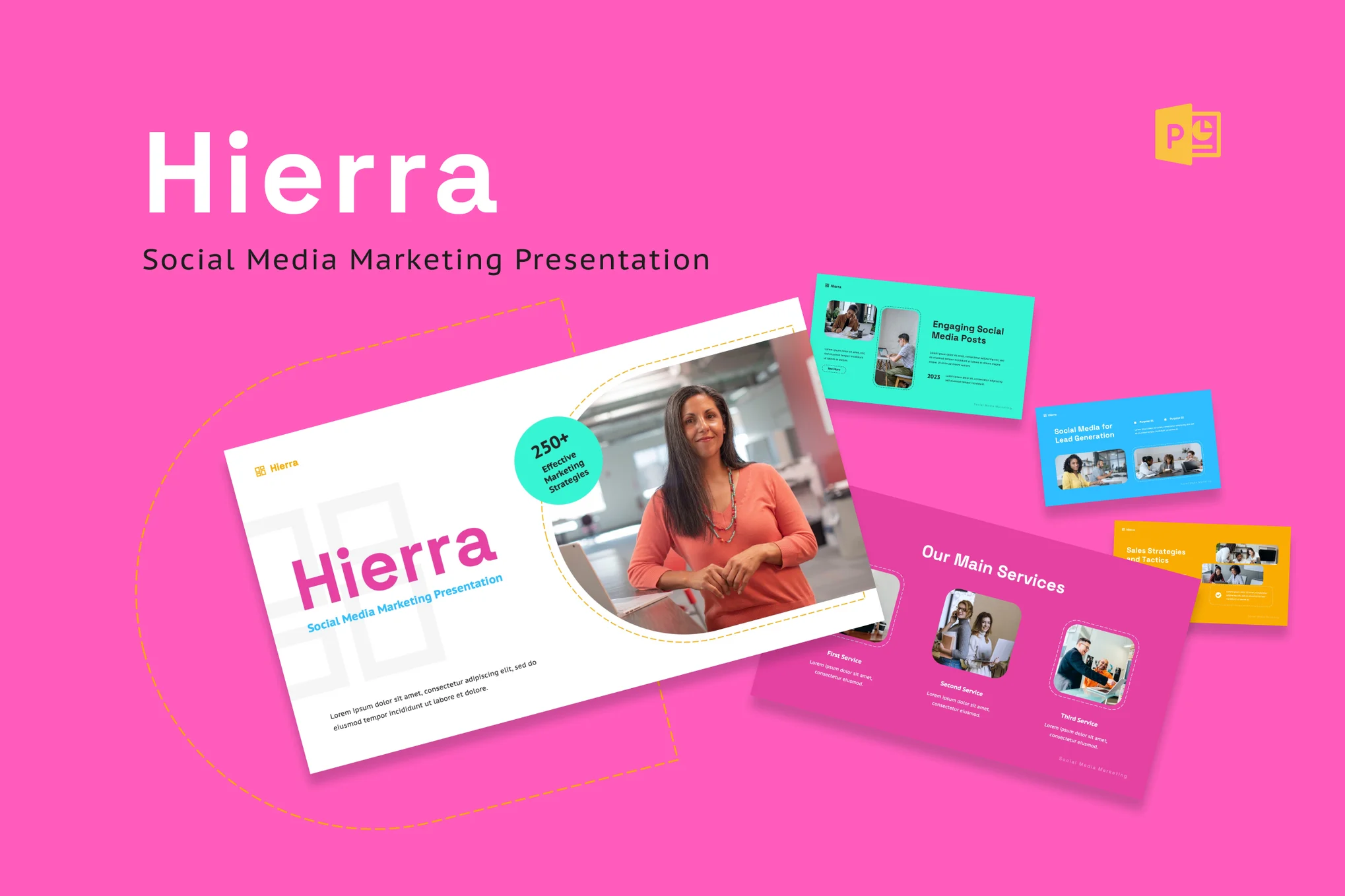 Hierra - Social Media Marketing PowerPoint