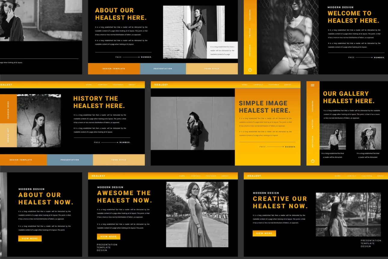 HEALEST Powerpoint Template