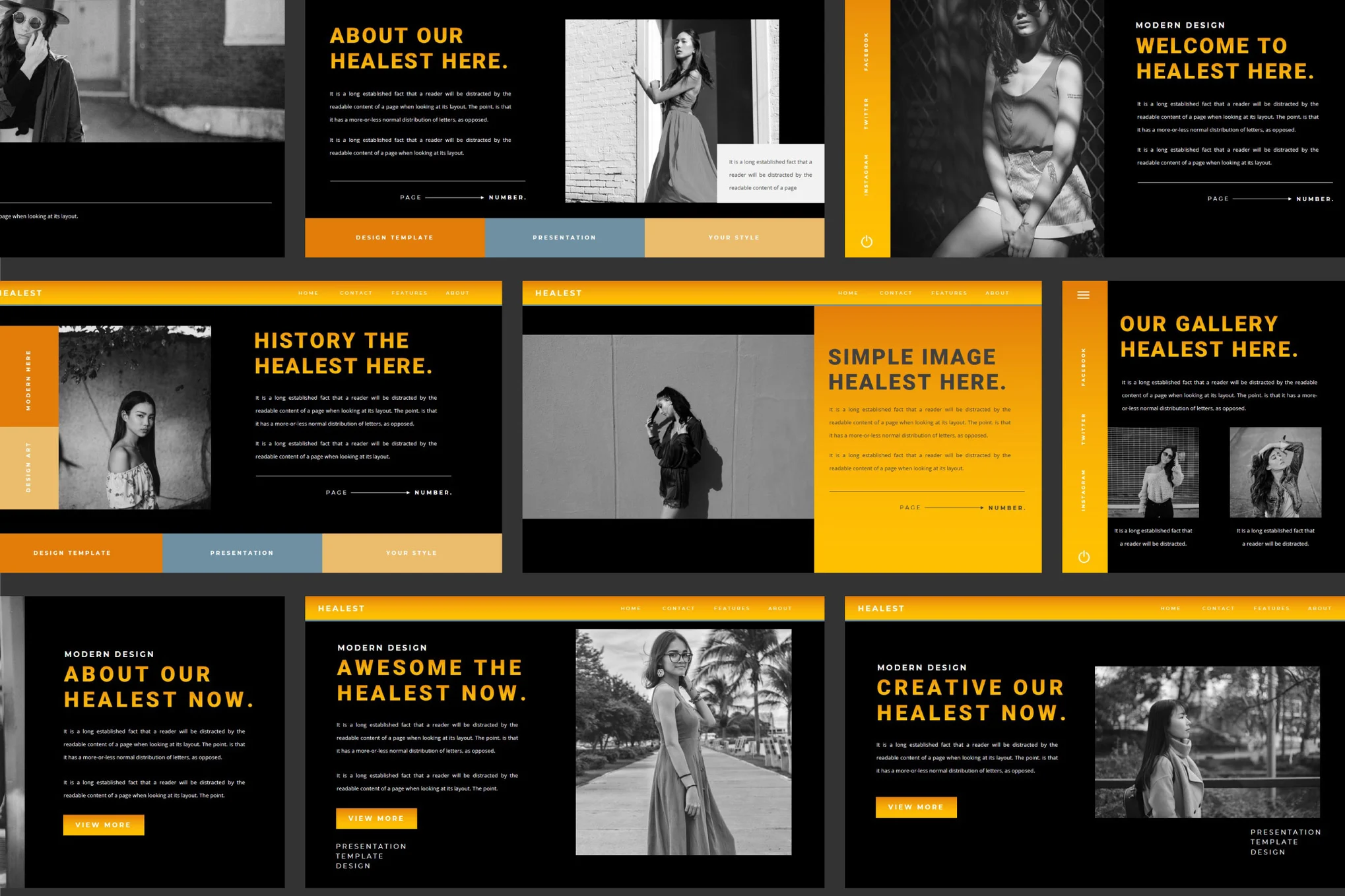 HEALEST Powerpoint Template