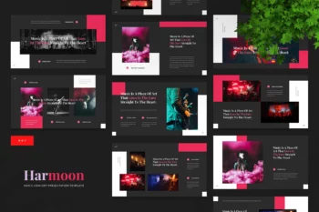 Harmoon - Music Concert Powerpoint Template