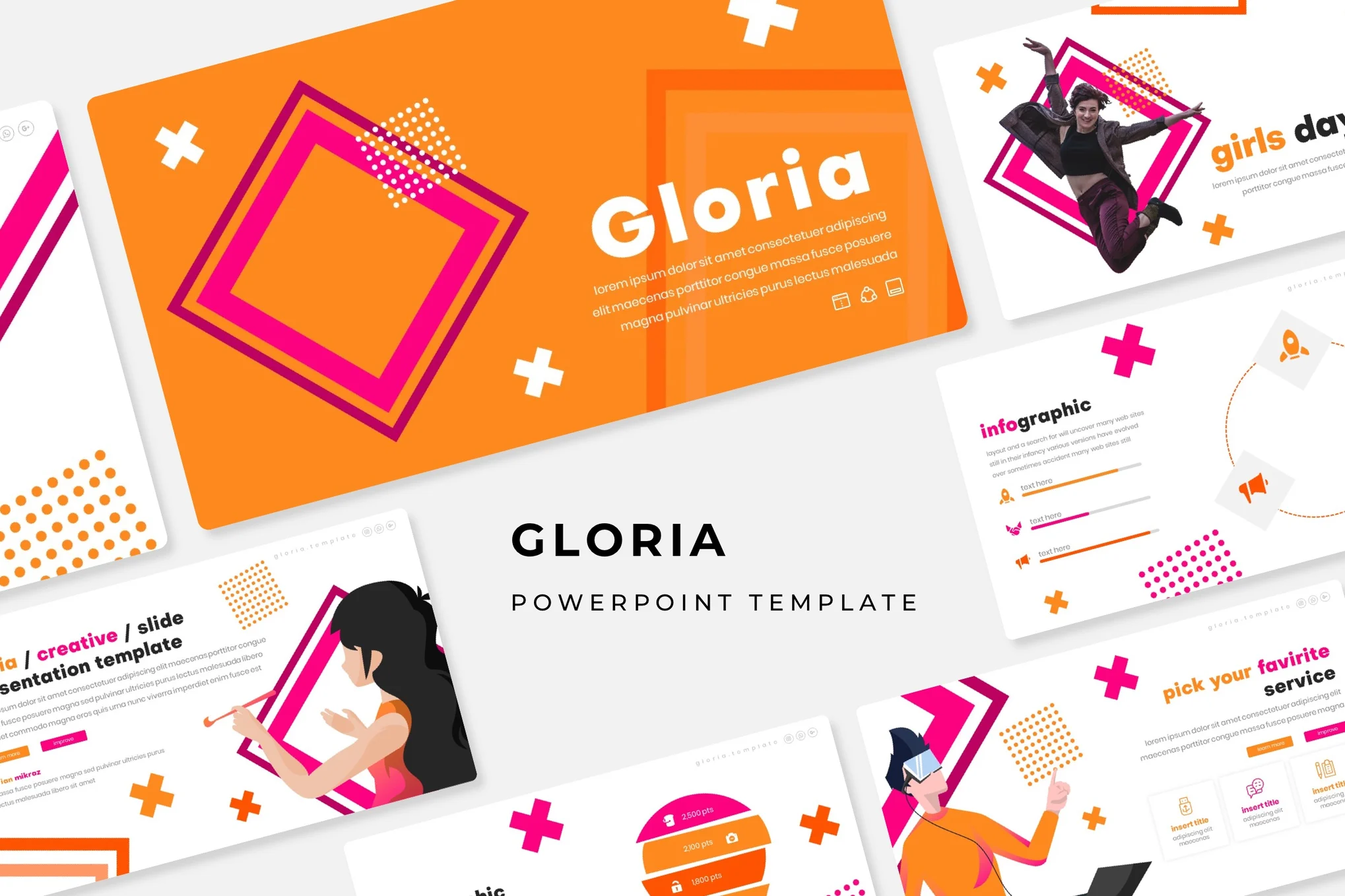 113 Gloria - Powerpoint Template