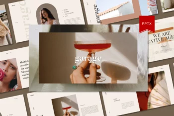 Garage Lookbook Powerpoint Template