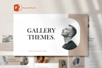 Gallery Themes PowerPoint Templates