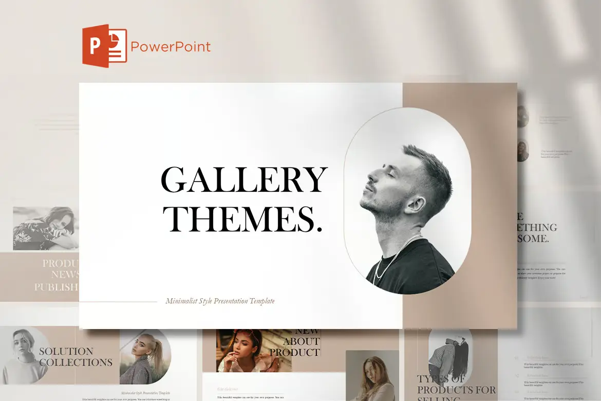 Gallery Themes PowerPoint Templates