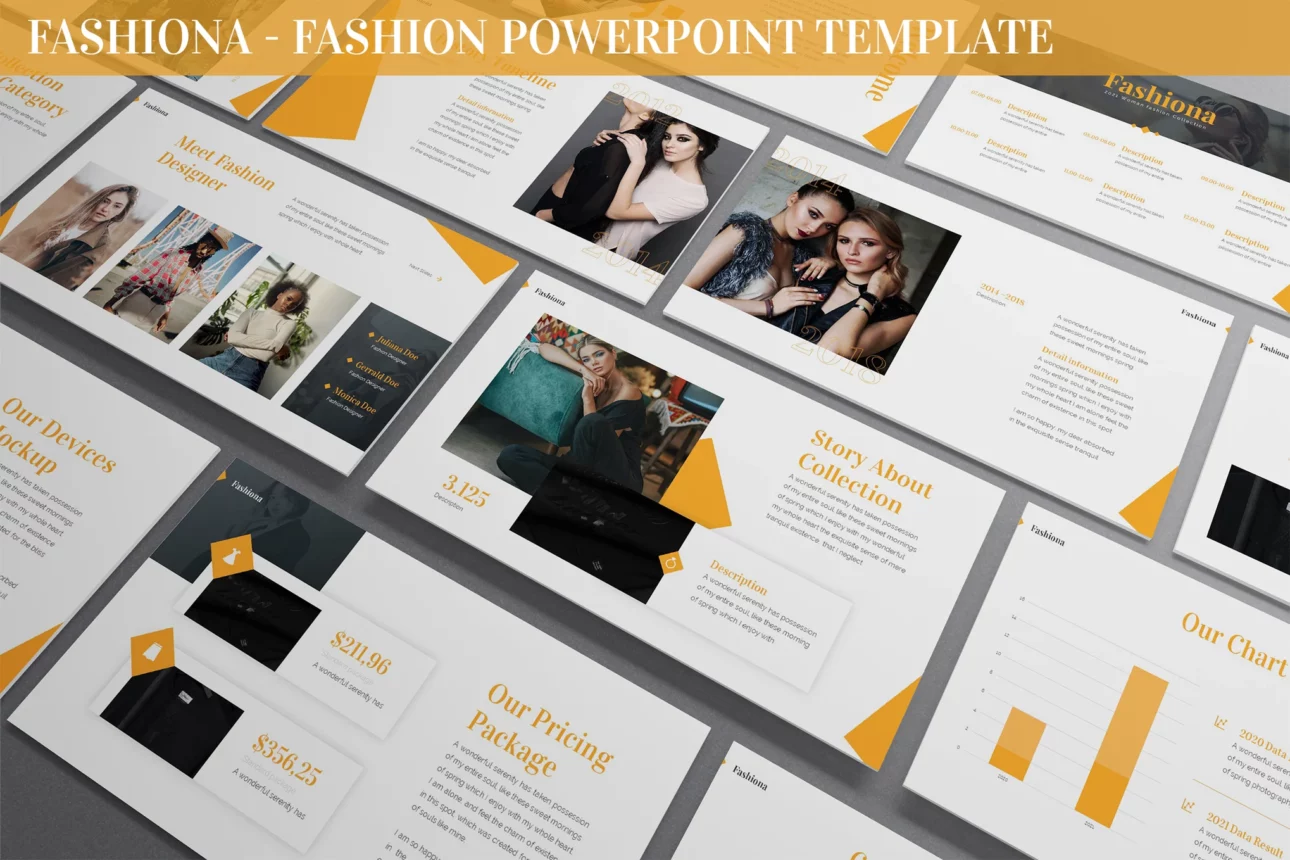 Fashiona - Fashion Powerpoint Template