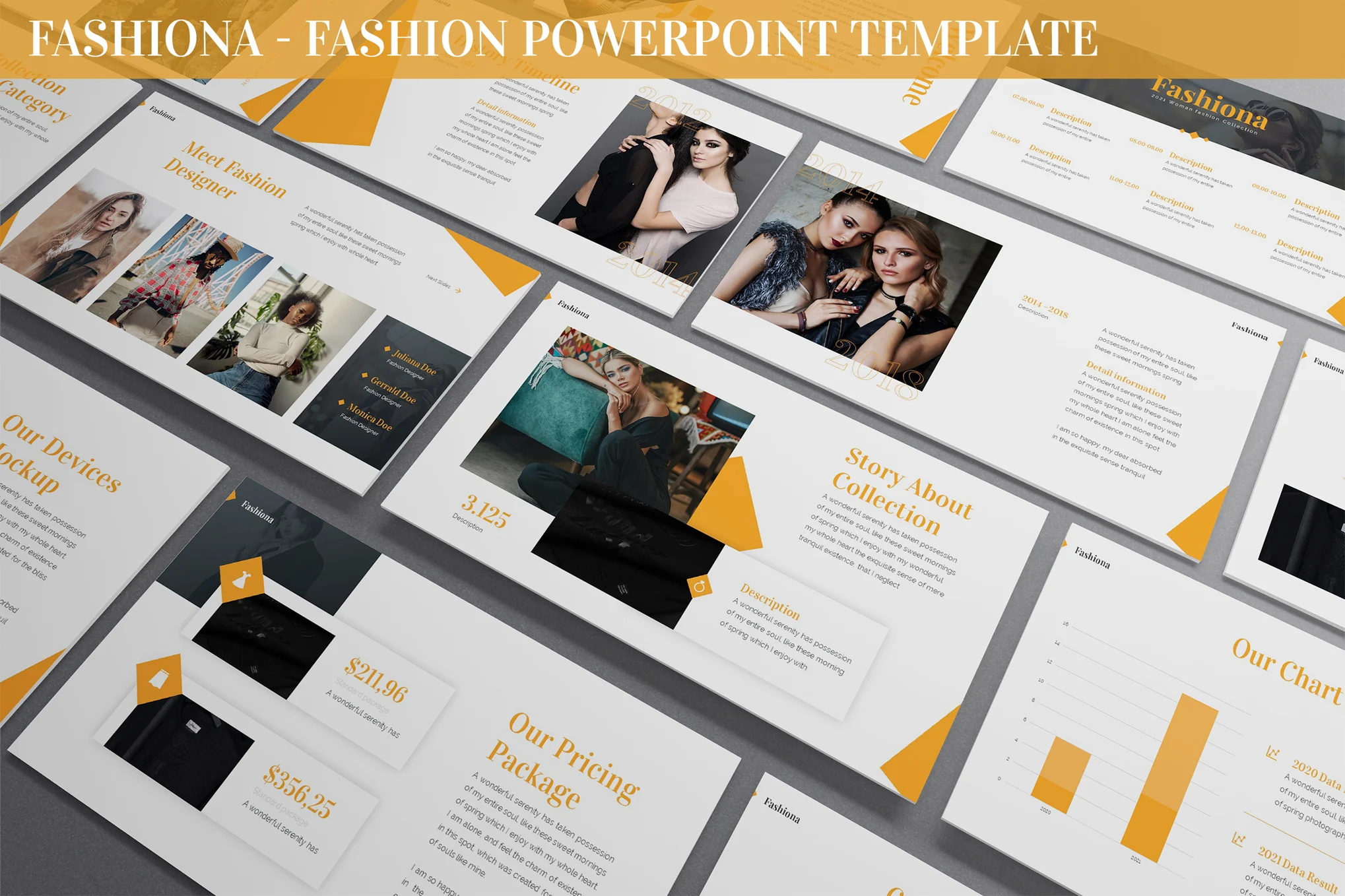 Fashiona - Fashion Powerpoint Template