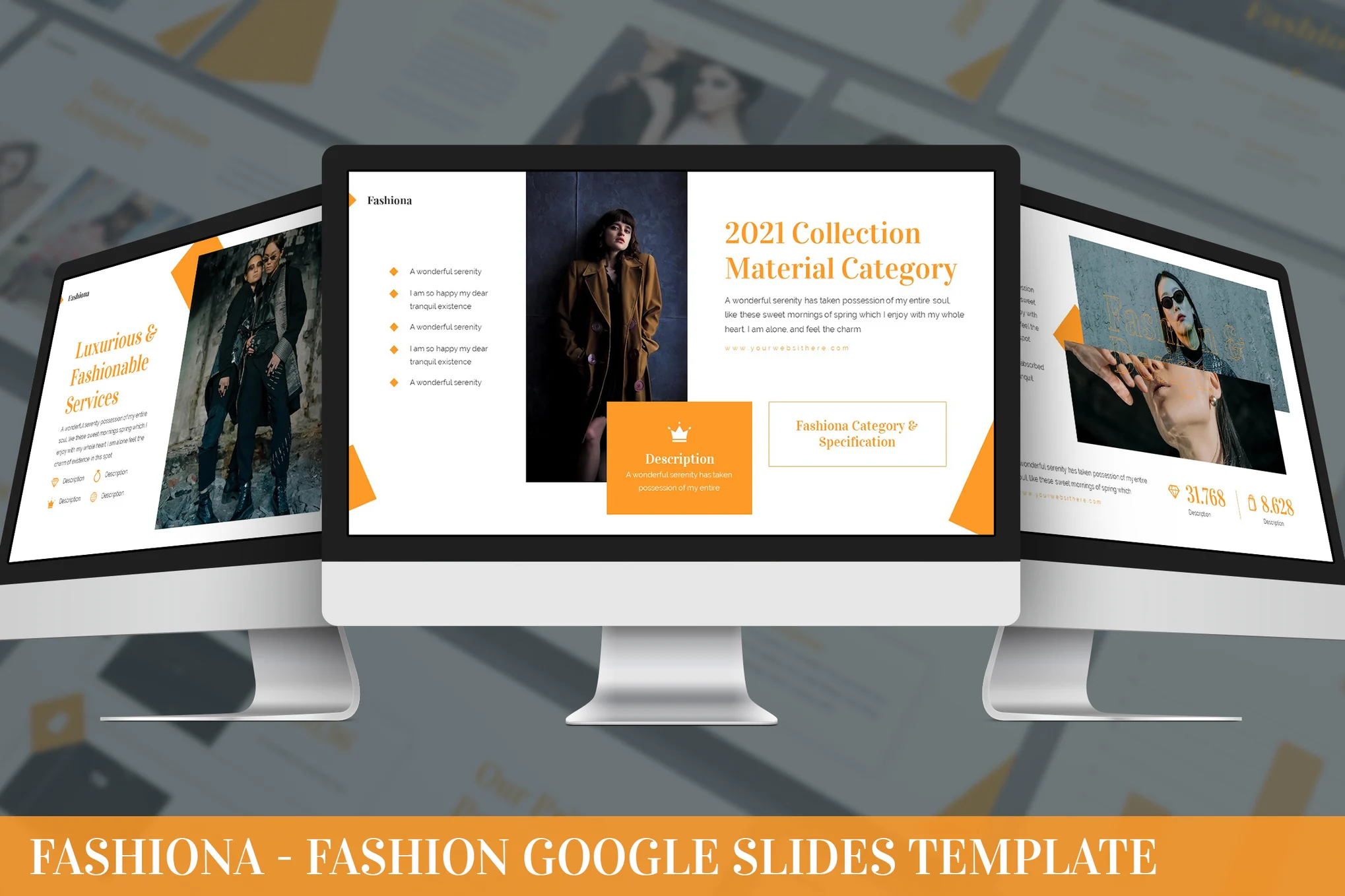 Fashiona - Fashion Google Slides Template