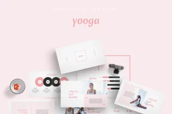 290 Yooga Powerpoint Templates