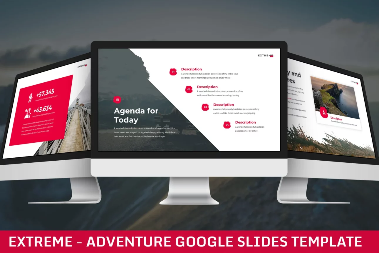 Extreme - Adventure Google Slides Template