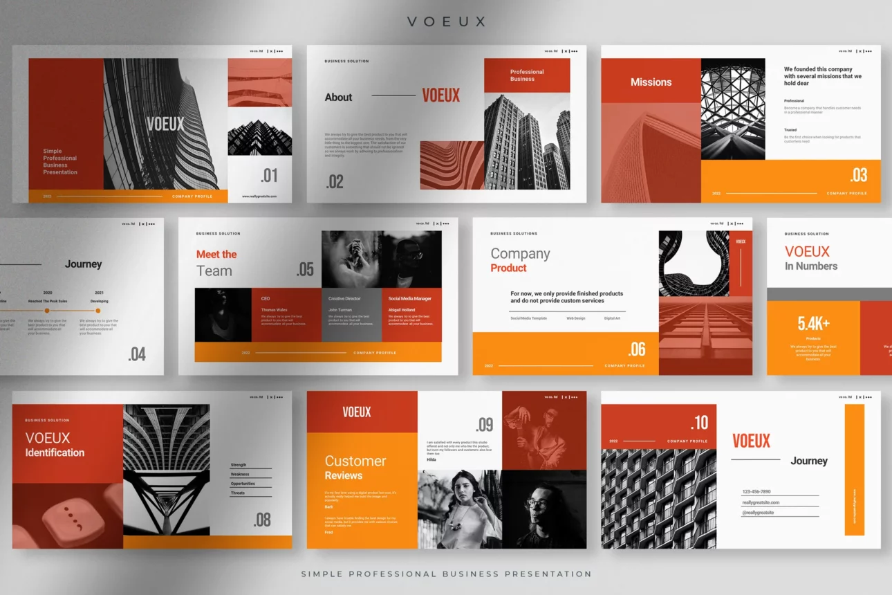 Voeux - Simple Professional Business Presentation