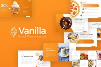 Vanilla Food and Culinary PowerPoint Template