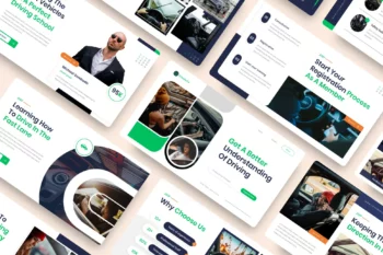 Drivery - Driving School Google Slide Template