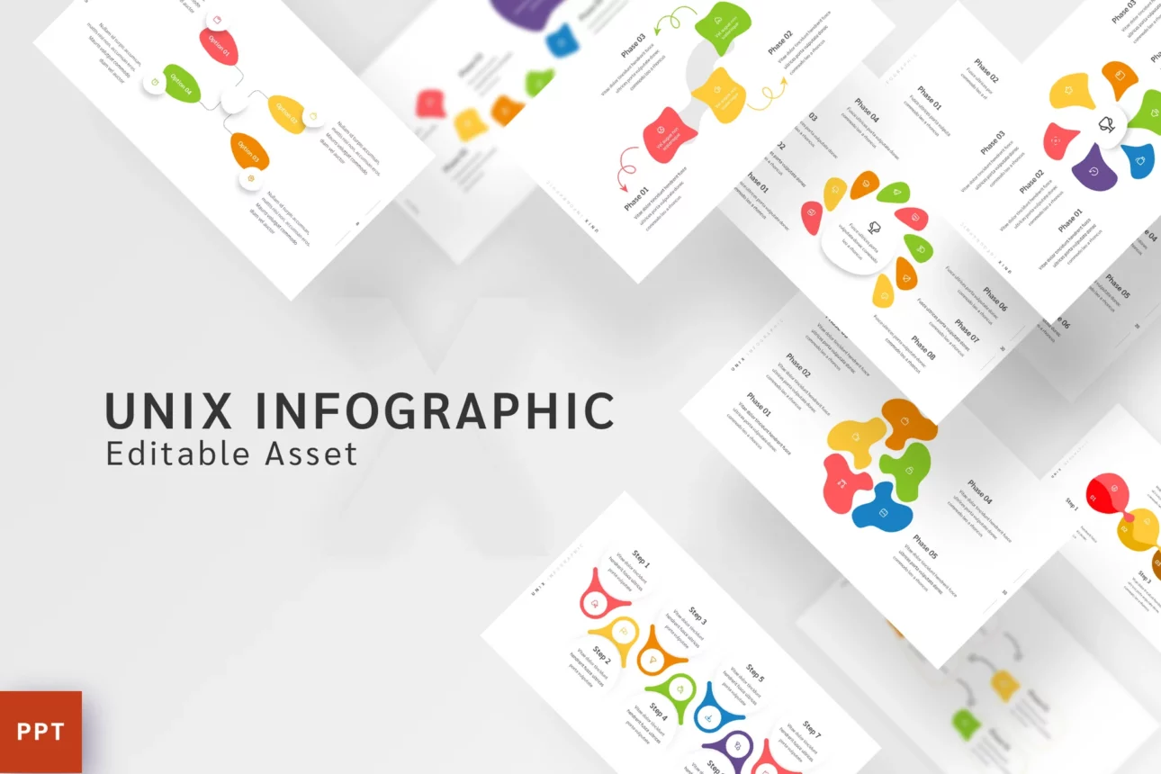 Unix Infographic Powerpoint Template