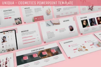 Uniqua - Cosmetics Powerpoint Template