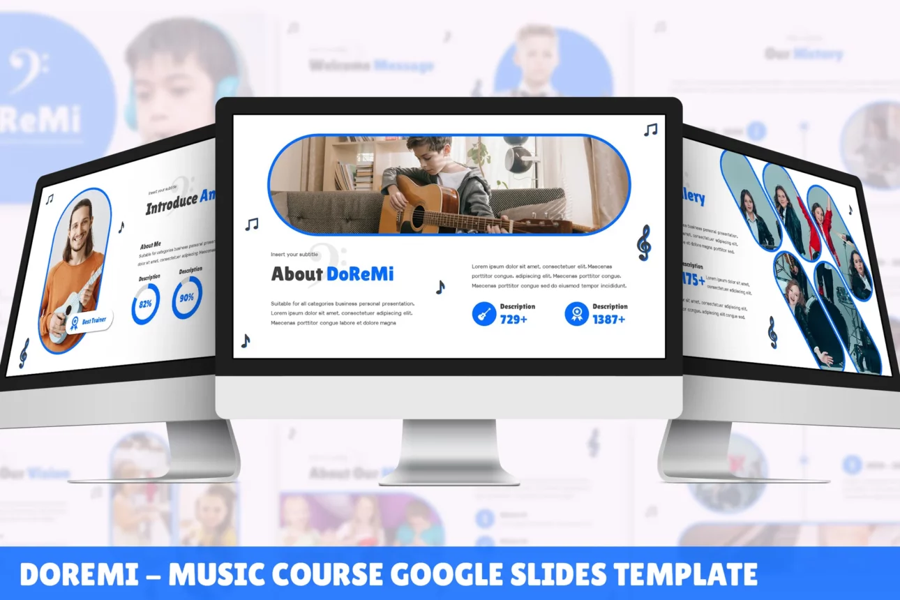 Doremi - Music Course Google Slides Template
