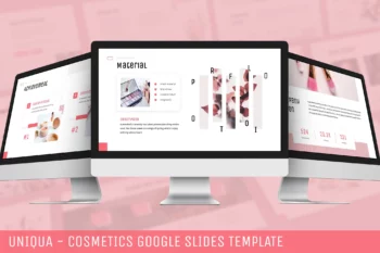 Uniqua - Cosmetics Google Slides Template