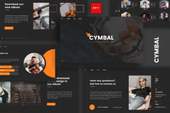 Cymbal - Music PowerPoint Template