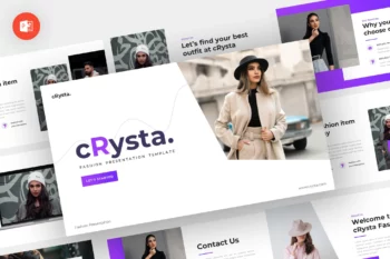 cRysta - Fashion Powerpoint Template