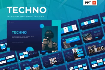 Techno - Technology Powerpoint Templates