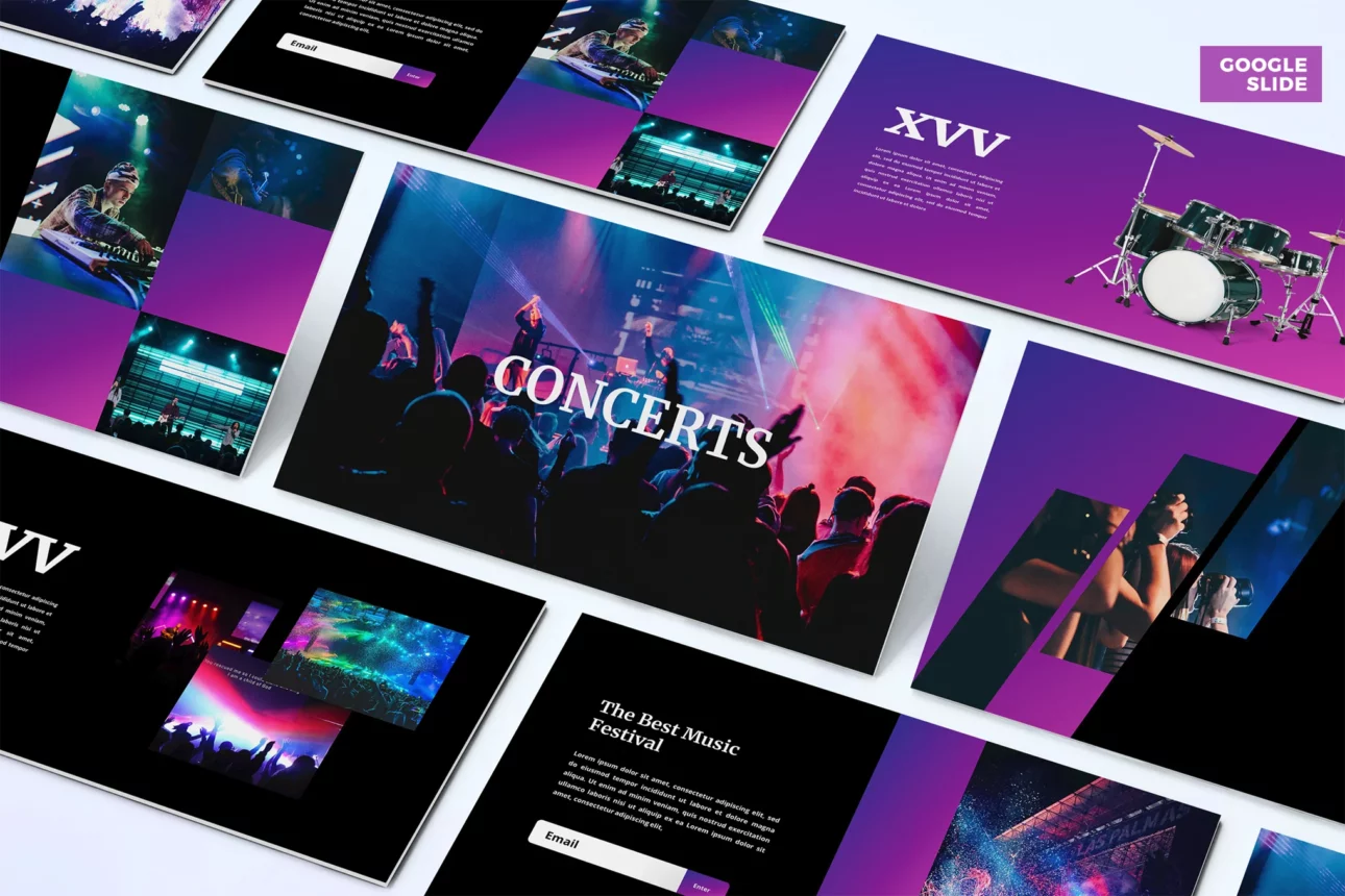 Concerts - Google Slides Template