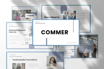 Commer - Business Presentation PowerPoint Template