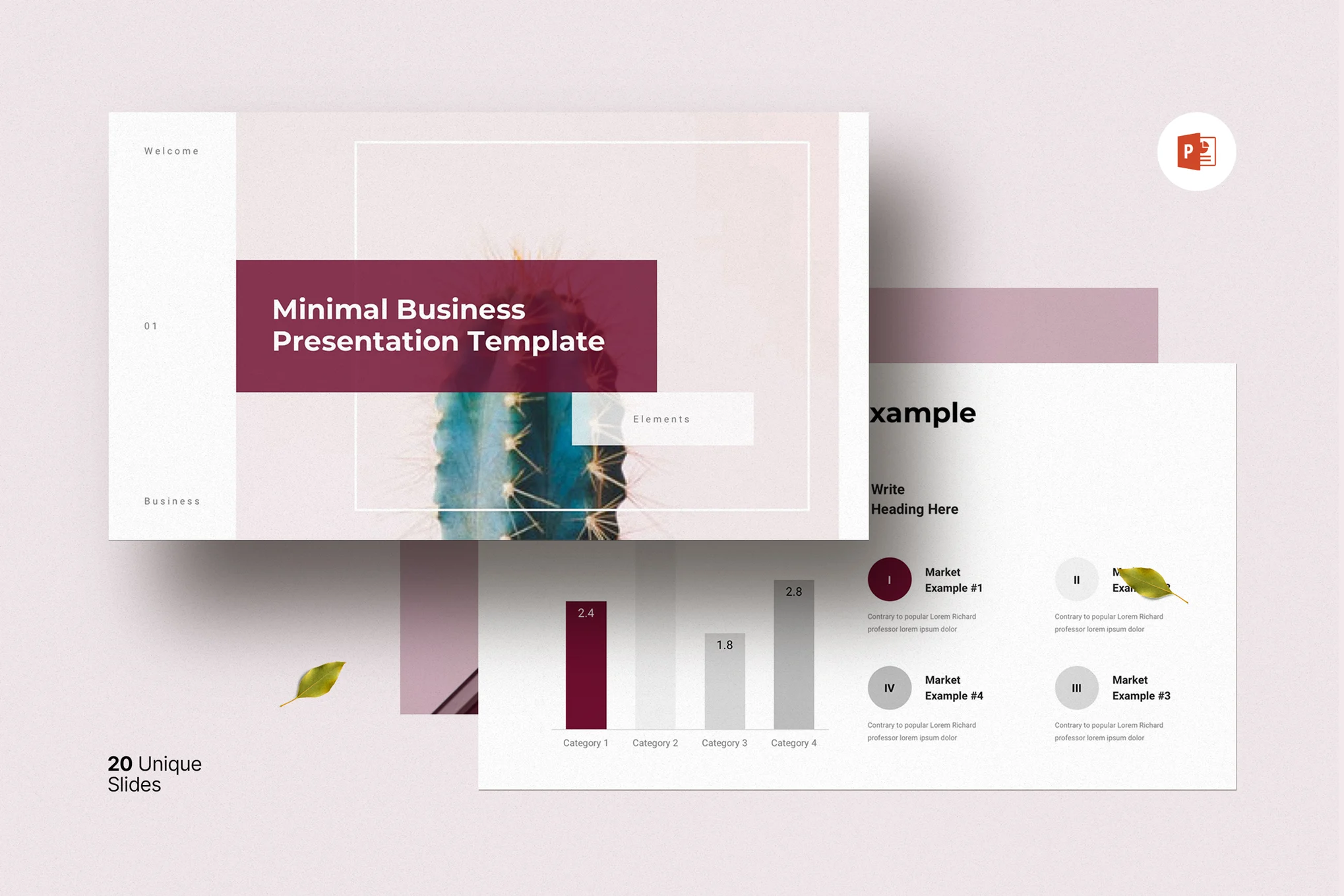 Company Profile Minimal Business PowerPoint