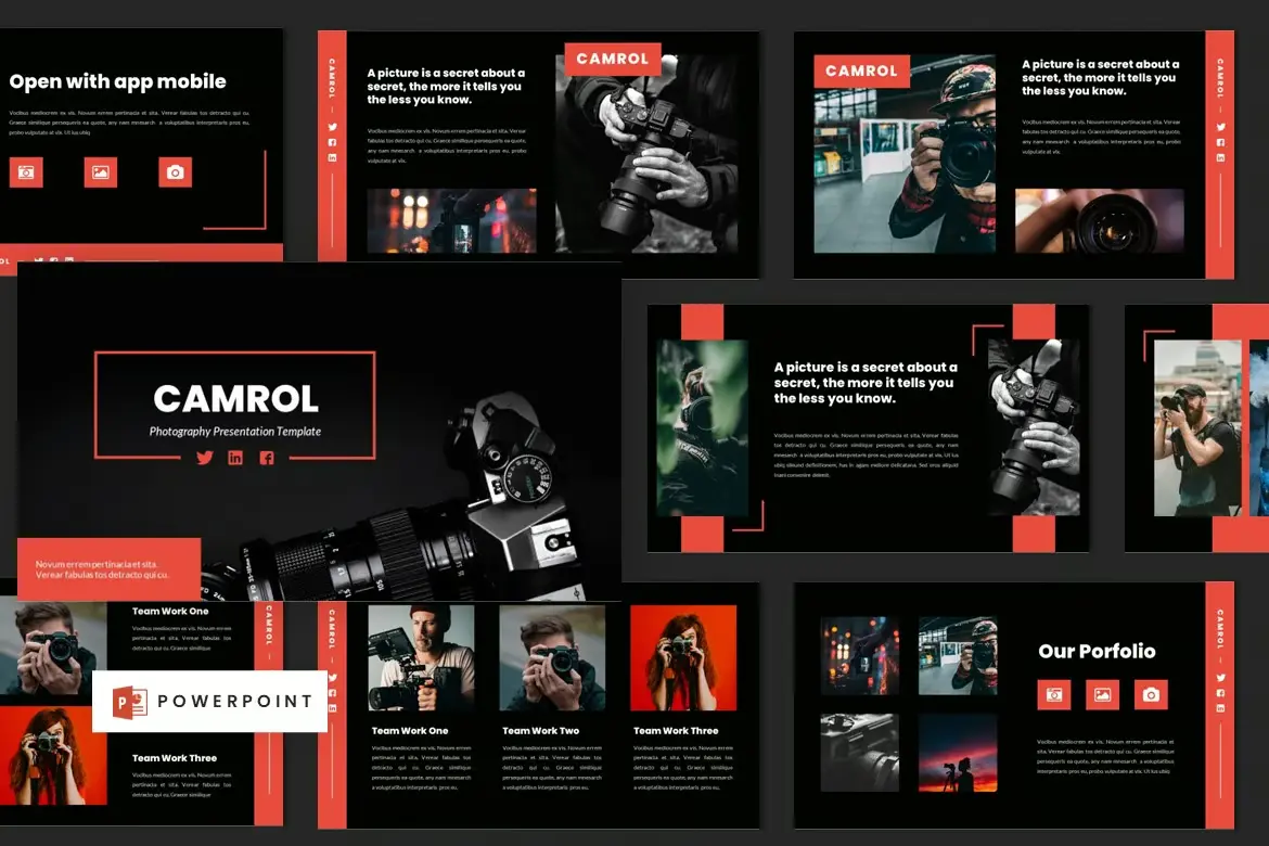 Camrol - Photography Powerpoint Template