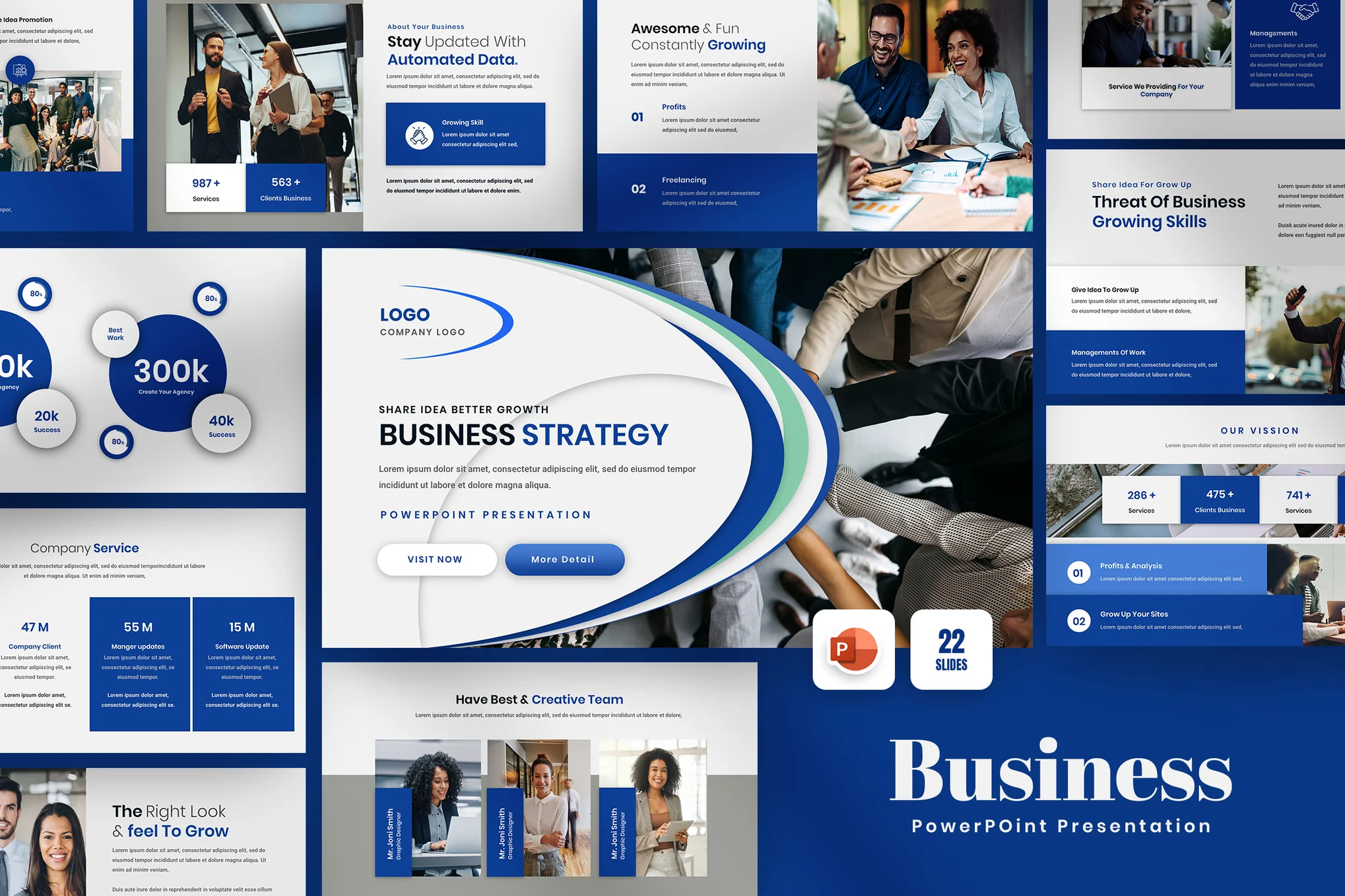Strategy Business PowerPoint Presentation Template