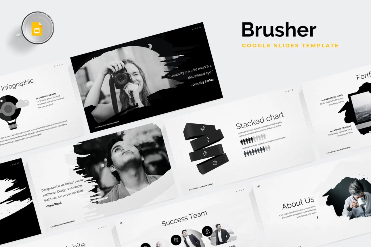 Brusher Google Slides Template