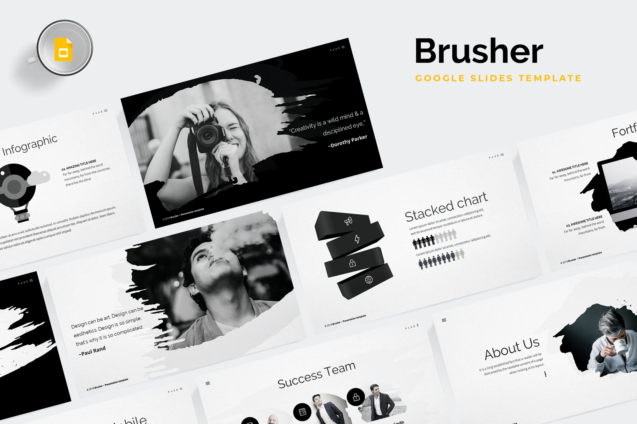 Brusher Google Slides Template