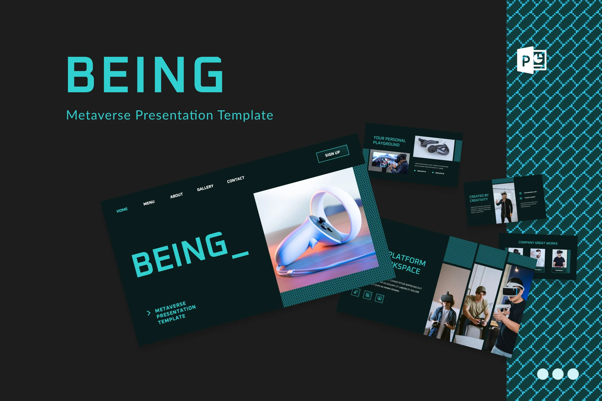 32 Being - Metaverse Presentation Template PowerPoint