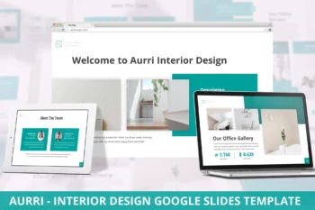 Aurri - Interior Design Google Slides Template