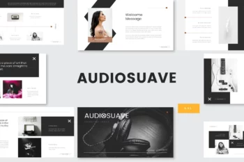 Audiosuave - Music Google Slide Template