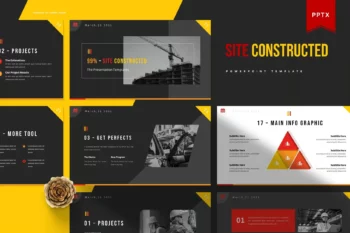 Site Constructed | Powerpoint Template