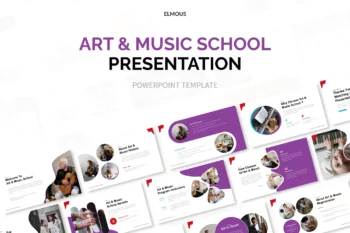 Art And Music School Powerpoint Presentation Templ