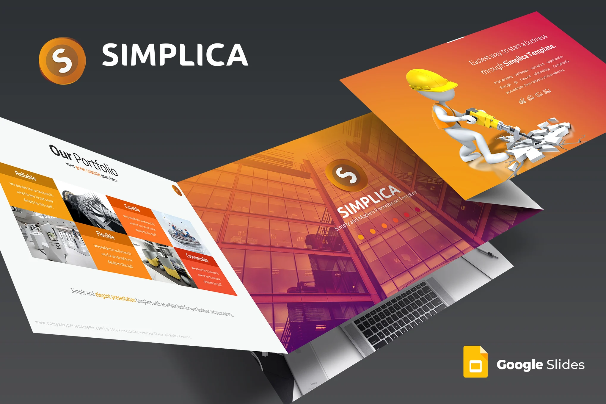 Simplica - Google Slides Template