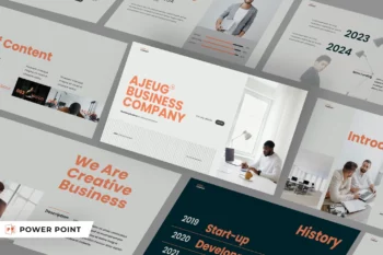 AJEUG - Business Company Presentation PPT Template