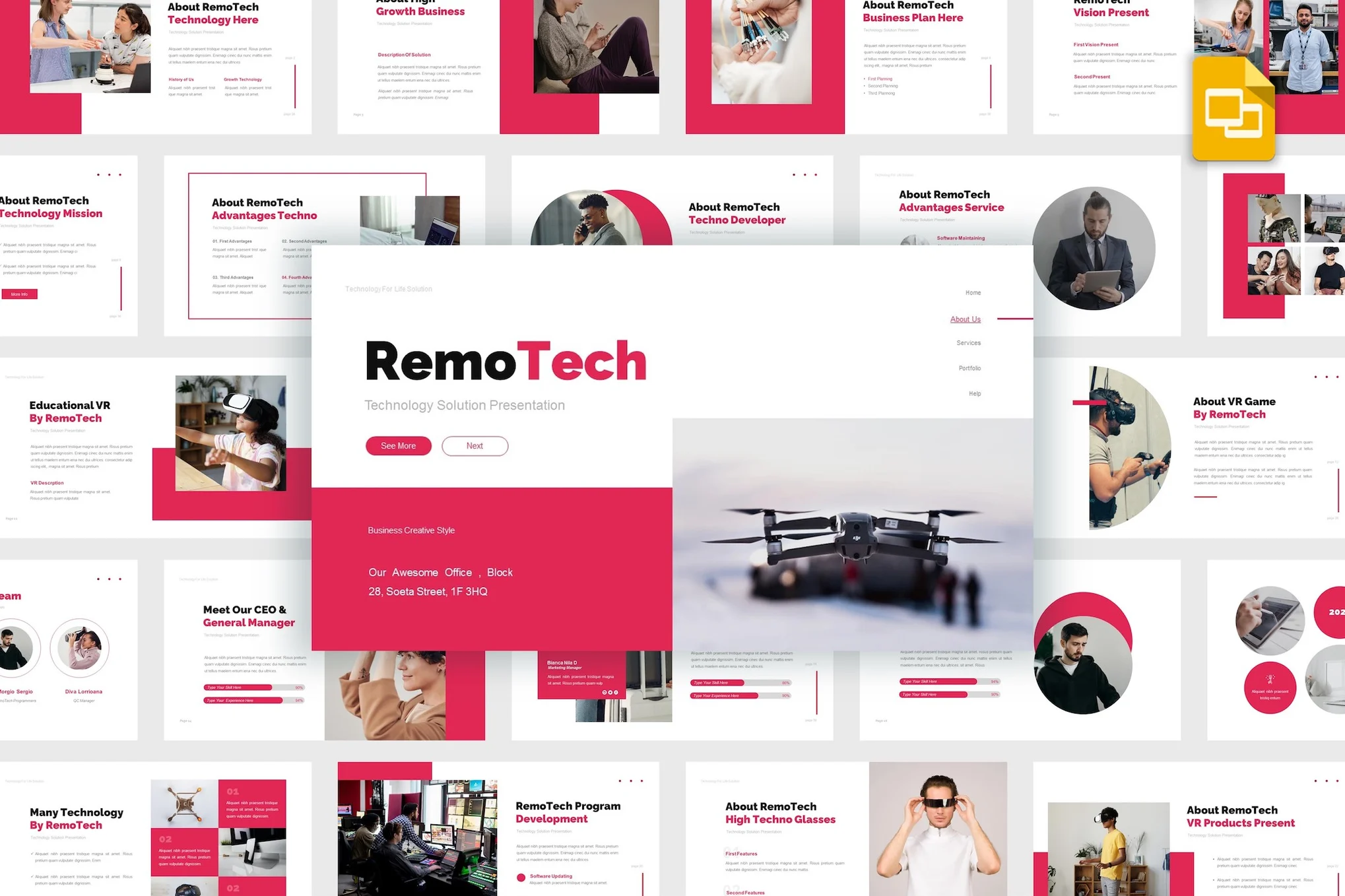RemoTech - Technology Solution Google Slides