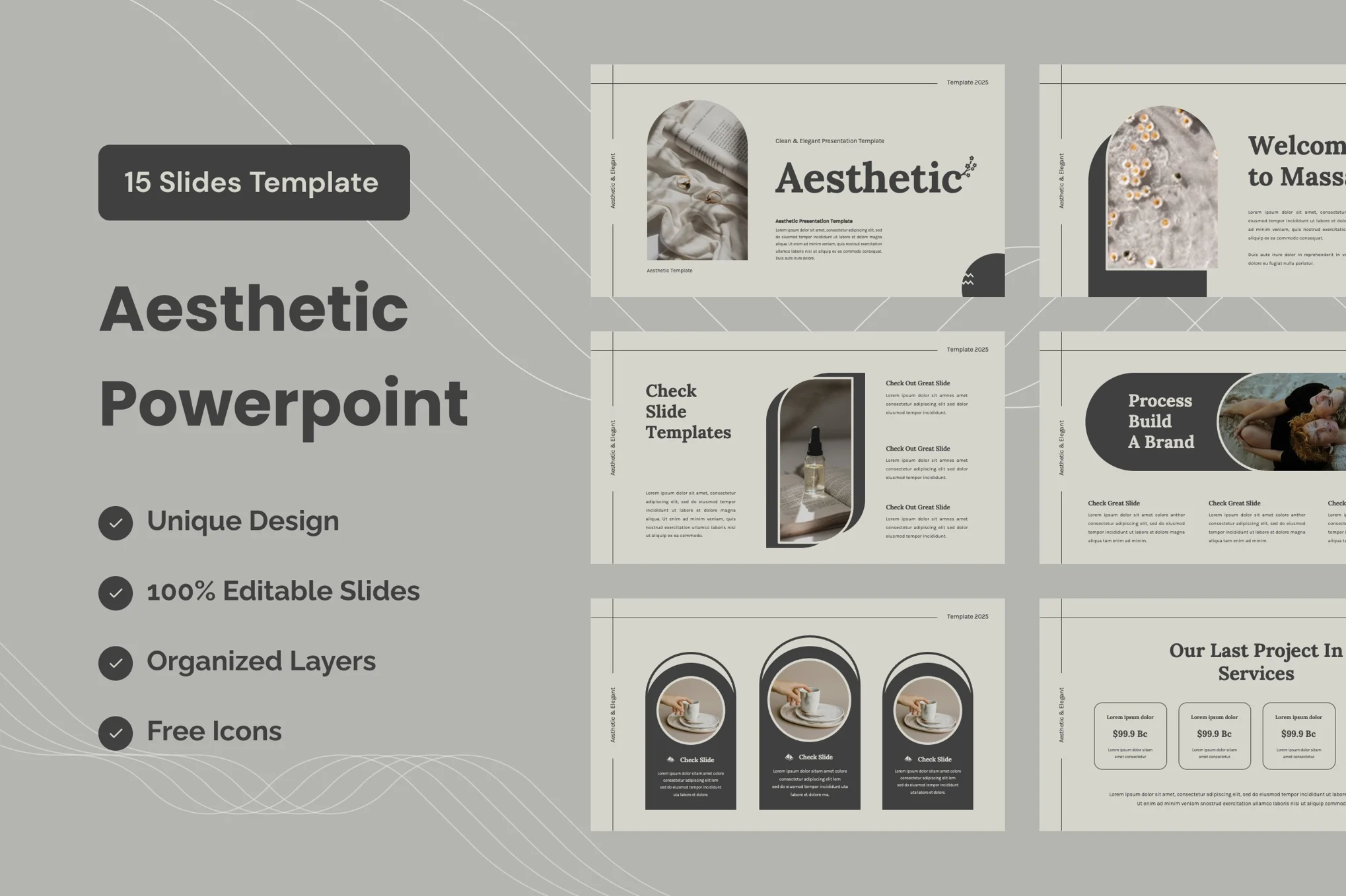 Aesthetic Presentation Template - Powerpoint