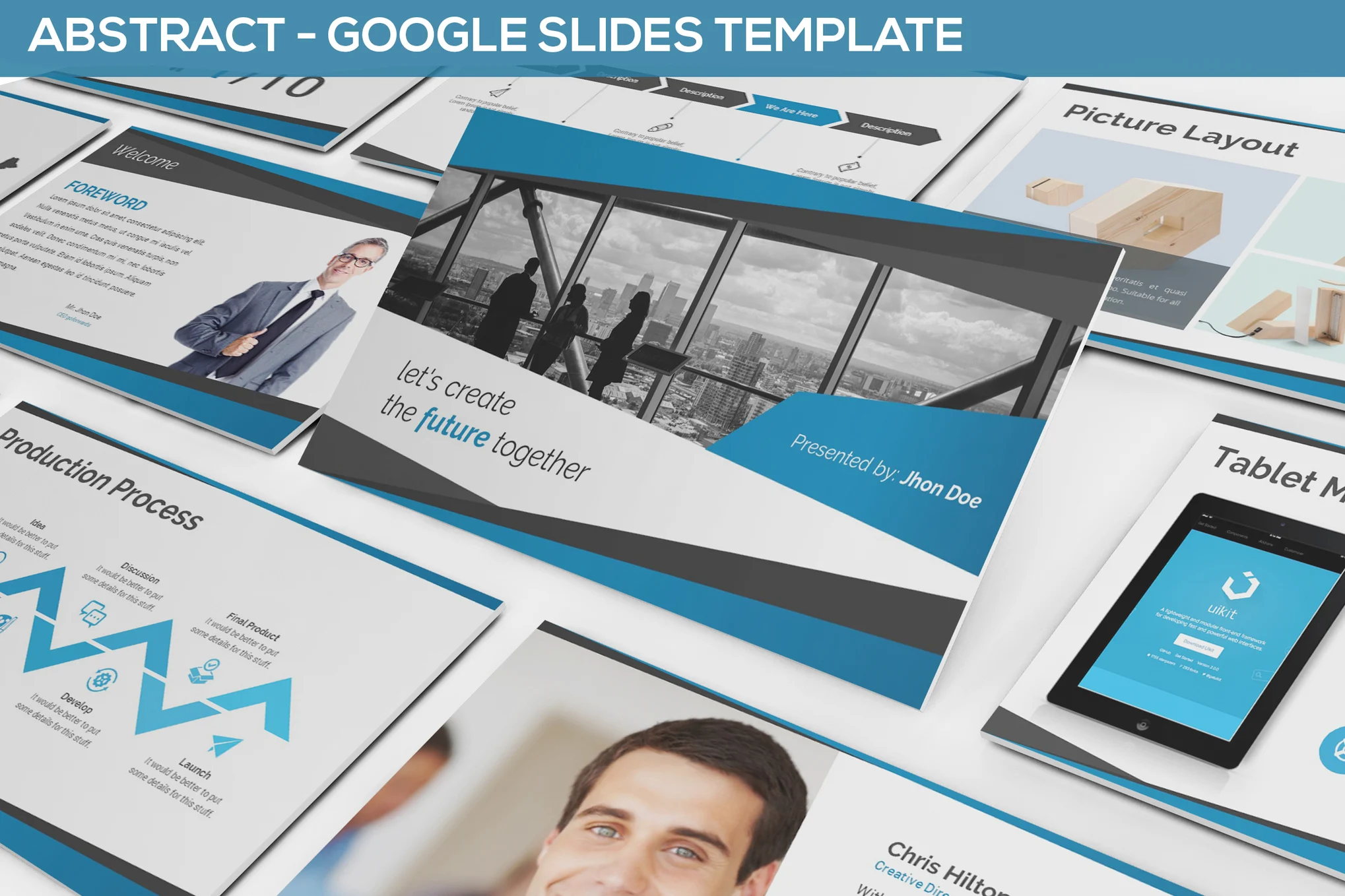 Abstract Google Slides Template