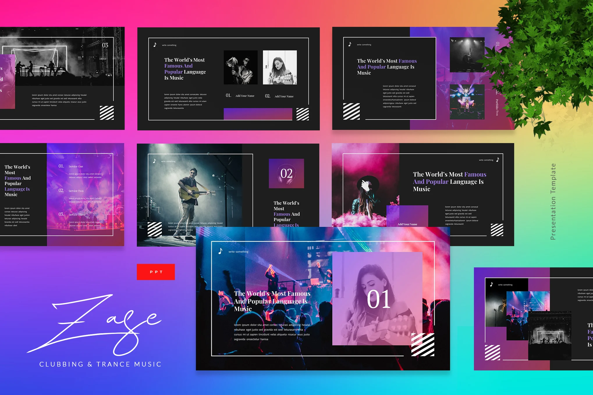 Zase - Clubbing And Trance Music Powerpoint