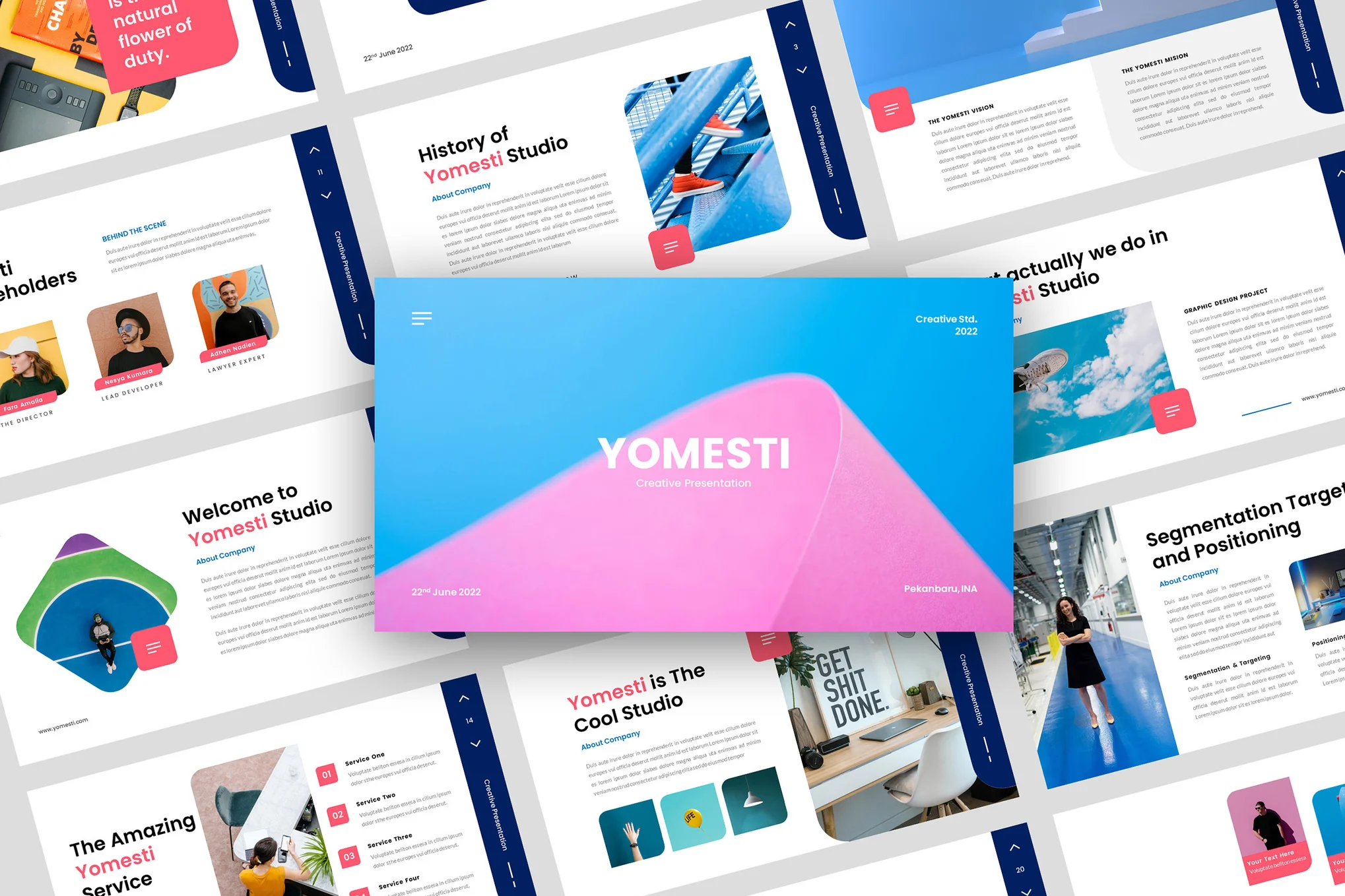 Yomesti Digital Marketing Powerpoint Template