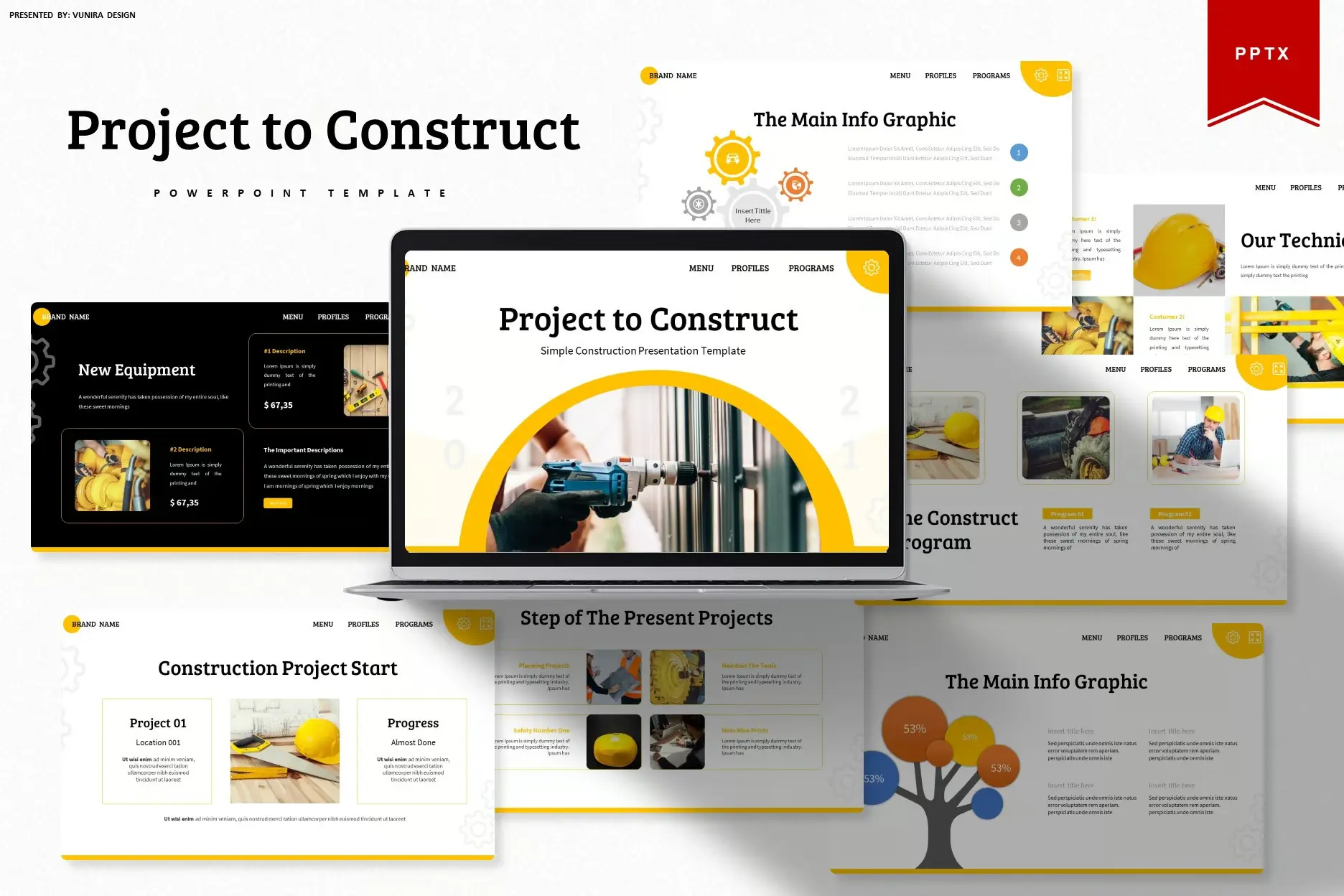 Project to Construct | Powerpoint Template