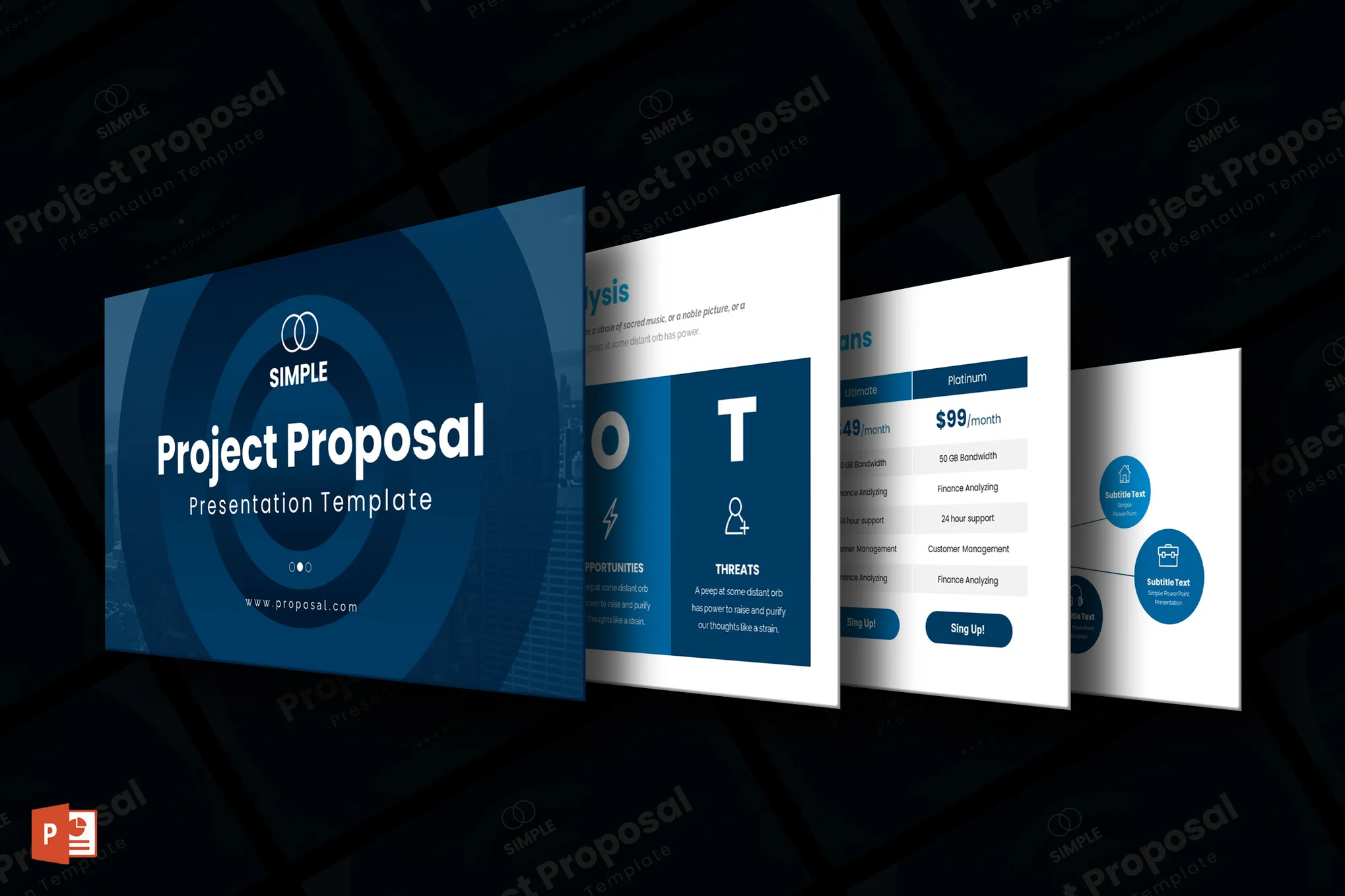 214 Project Proposal PowerPoint Template