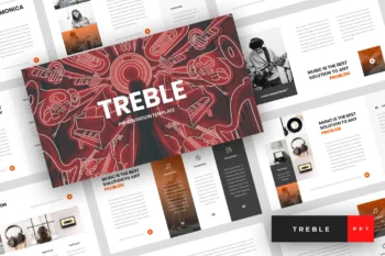 261 Treble - Music PowerPoint Template