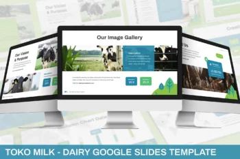 Toko Milk - Dairy Google Slides Template