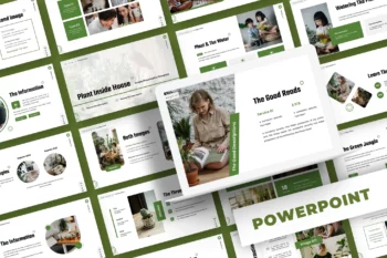 Plant Inside House - Powerpoint Template